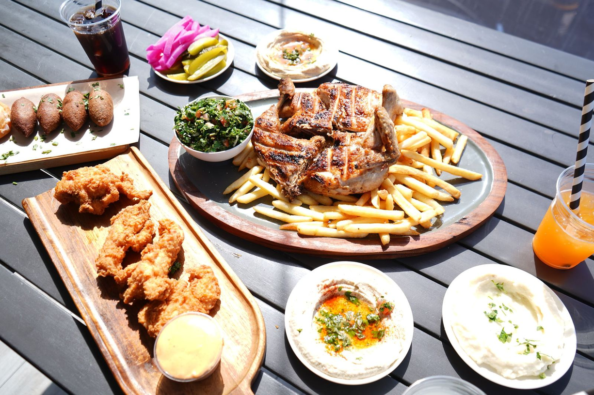 Awafi catering feast spread